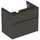 Geberit Waschtischunterschrank 2 Schubladen 73,4 x 61,7 x 47 cm Grau