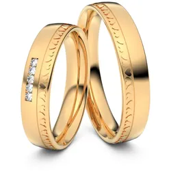 Trauringe Herzkranz 585er RosÈgold - 6077