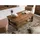 MASSIVMOEBEL24.DE Rodez Dunkelbraun Mangoholz 120 x 45 x 75 cm