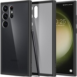 Spigen Ultra Hybrid Case für S918B Samsung Galaxy S23 Ultra - frost black (Galaxy S23 Ultra), Smartphone Hülle, Schwarz