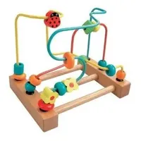 Bino 84184 - Motorikschleife Marienkäfer, Höhe: 16 cm