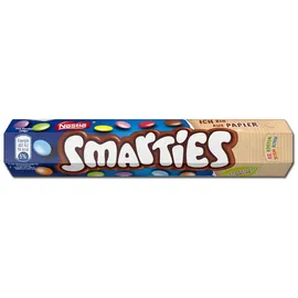 schokolade-linsen Smarties Schokoladenlinsen mit bunt schokoladigem Zuckerüberzug 38g
