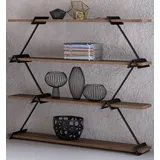 INOSIGN Regal 134 x 30 x 120 cm Braun