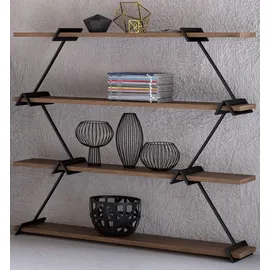 INOSIGN Regal 134 x 30 x 120 cm Braun