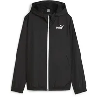 Puma ESS Solid Windbreaker Unisex Windjacken, PUMA Black-All Black,