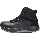 Joya Dublin Black Women Stiefelette, Premium-Glatt- und Velourleder, Wave-Sohle, Kategorie Emotion JY073A 39 2/3