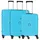 Travelite Orbita Koffer-Set 3-tlg. türkis/ blau/ grau