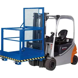 RR Industrietechnik Arbeitskorb Stahl 1200x1080x1910 mm blau