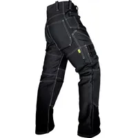 JOB Zunfthose Doppel-Pilot schwarz, Knietaschen - schwarz - 27