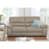 Calia Italia 2-Sitzer »Gaia, hochwertiges Ledersofa mit erstklassigem Sitzkomfort«, edles Design, in zwei hochwertigen Lederqualitäten beige