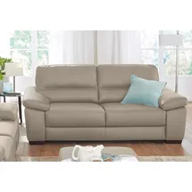 Calia Italia 2-Sitzer »Gaia, hochwertiges Ledersofa mit erstklassigem Sitzkomfort« edles Design, in zwei hochwertigen Lederqualitäten beige