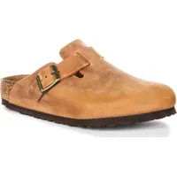 Birkenstock Boston Nubukleder geölt habana 42