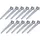 Trutzholm Zaunpfahl 50 x 100 cm Grau/Stahl