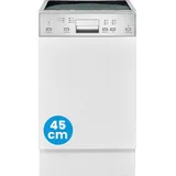 Bomann GSPE 7422 TI Einbau-Geschirrspüler integriert 45 cm