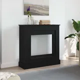 Kaminumrandung Schwarz Eichen-optik 90x30x90 Cm Holzwerkstoff