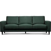 Konsimo 3-Sitzer ALIO Sofa 3 Personen, Massivholzbeine, zeitloses Design grün