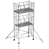 ZARGES Multitower S-PLUS 2T - Fahrgerüst Ausleger Arbeitshöhe 6.45 m 4.45 m + Plattform 1.20 m x 2.50 m