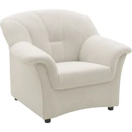 DOMO collection Sessel »Flores« wahlweise mit Federkern (nicht bei Microfaser PRIMABELLE®-Struktur), beige