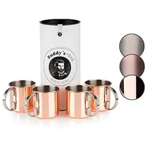 Buddy ́s Bar Moscow Mule Becher 0,45 l Kupfer 4 St.