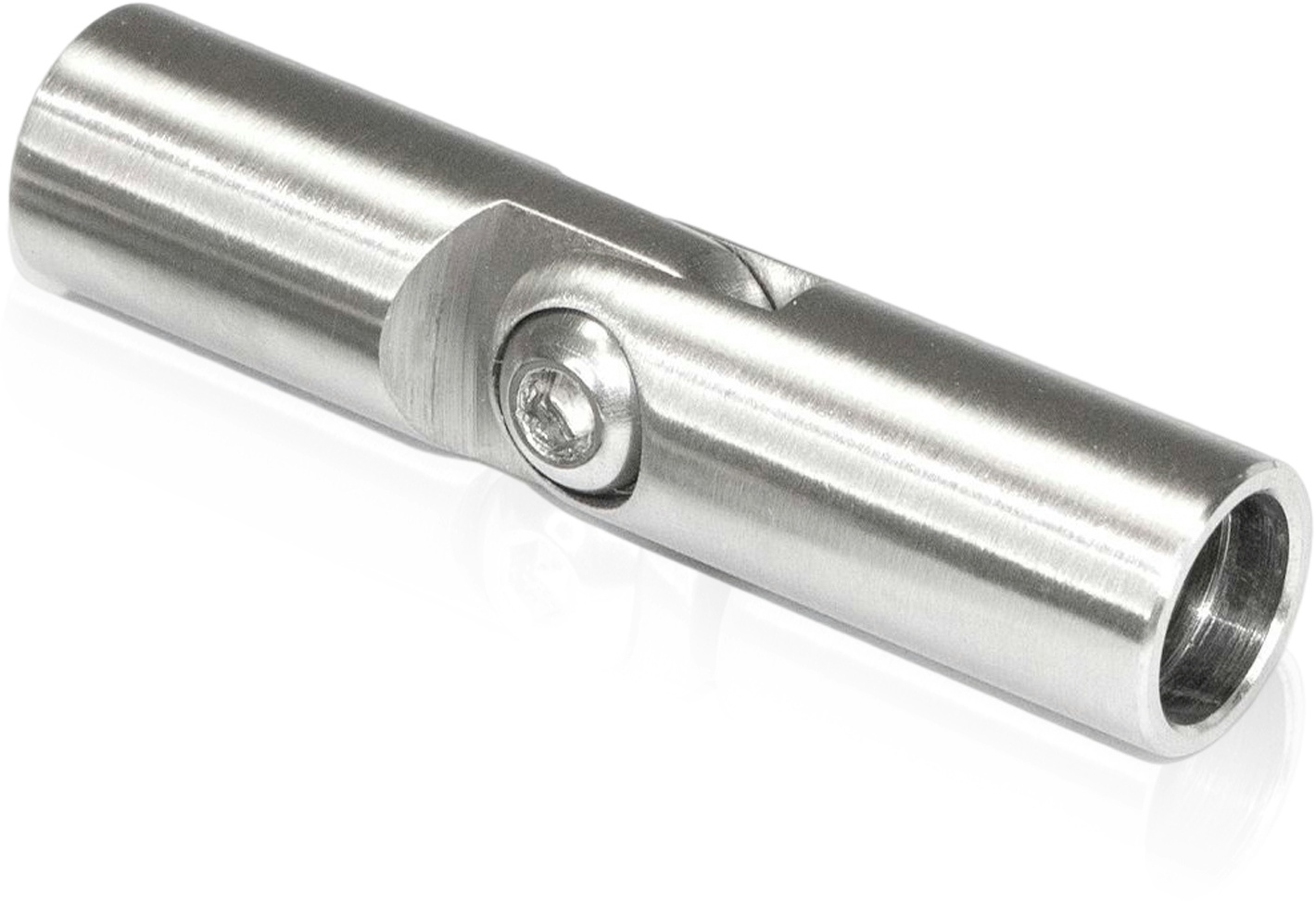 PRIOstahl Gelenkverbinder Stabverbinder 1 Verbinder Stellbar für 12mm Rundstäbe Edelstahl V2A