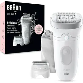 Braun Silk-épil 7 SE7-000 weiß/silber