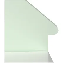 [en.casa] Sitzbank Vipsali Mintgrün/Weiß 56 x 60 x 33 cm