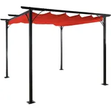 MCW Pergola C42 3,5 x 3,5 m Terracotta 