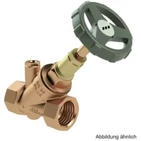Kemper Weser Freistrom-absperrventil mit Entleerstopfen G 1/4", DN 15 IG, Pn 16, Rotguss, Figur 190 02