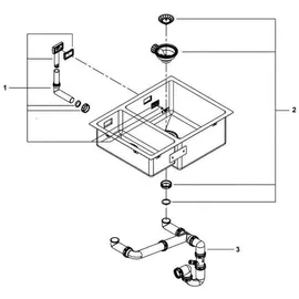 Grohe K700 Küchenspüle, 31576SD1