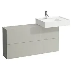 LAUFEN Kartell Waschtischunterschrank 120x61x27cm 4082920336411, Ausschnitt rechts, kieselgrau