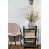 Wenko Beistellregal Loft 42,0 x 33,5 x 69,0 cm Braun, Schwarz