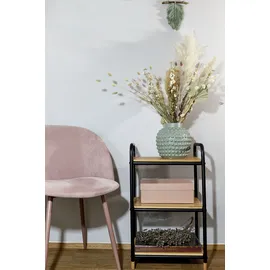 Wenko Beistellregal Loft 42,0 x 33,5 x 69,0 cm Braun, Schwarz