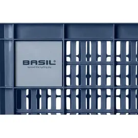 Basil Crate L Fahrradkiste blau