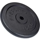 ScSPORTS® Hantelscheiben 30 mm 15/20/25/30 kg oder 70 kg Hantelset inkl. Hantelstangen, aus Gusseisen, für Home Gym, Krafttraining & Muskelaufbau