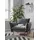 Home Affaire Sessel HOME AFFAIRE "Stine Cocktailsessel", grau (anthrazit), B:96cm H:86cm T:86cm, Struktur (100% Polyester);Struktur weich (85% Polyester/15% Nylon);Samtoptik (100% Polyester), Sessel, Sessel, Besonderes Design durch Kissenoptik und Keder, by Morten