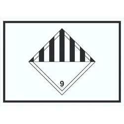 Schild verschiedene Gefahren Symbol Stoffe Material miscellaneous A0 (841x1189mm)