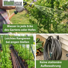 Trutzholm Schlauchwagen Basic 50 m Stahl grün