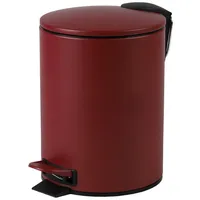 URBAN LIVING 3 Liter Tret-Mülleimer Kosmetikeimer Tretmülleimer 44028 Rot