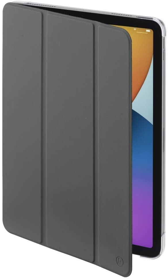 Hama Hülle für iPad Air 4. Generation 2020 / 5. Generation 2022 10,9 Zoll (aufklappbares Case für Apple Tablet, Schutz-Hülle mit Standfunktion, transparente Rückseite, magnetisches Cover) grau