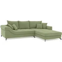 SOMETA Ecksofa Taylor Stoff Green