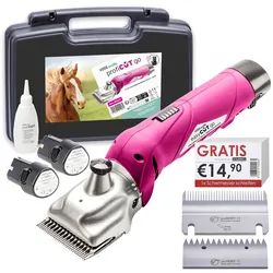 VOSS.farming profiCUT go Akku Pferde Schermaschine (pink)