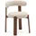 Kave Home 2er Set Kave Home Stuhl Granite Stoff Beige