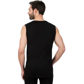 TRIGEMA Unterhemd "TRIGEMA Trägershirt aus Merinowolle", Herren, Gr. XXL, 1 Stk., US-Größen, schwarz, 80% Wolle (Merinowolle), 20% Polyamid, Unterhemden Unterhemd