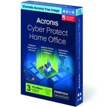 Acronis Cyber Protect Home Office Essentials 1 Jahr 3 Lizenzen DE Win Mac