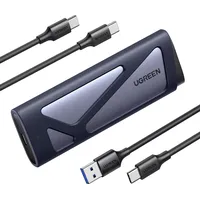 UGREEN M2 SSD Gehäuse, NVME SATA M.2 SSD Gehäuse