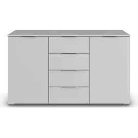 Rauch »Sideboard Schubladenkommode AGORDO mit Dekor- oder Hochglanzfront«, (in zwei Griff-Farben), mit 4 Schubkästen und 2 Türen sowie Metallgriffen MADE IN GERMANY