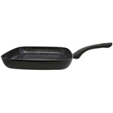 ELO Grillpfanne Pure Belugo, Metall, rund, 28.8x4.2x47 cm, antihaftbeschichtet, Kochen, Pfannen, Grillpfannen