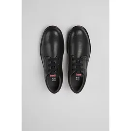 Camper Leder-Schnürschuhe in Schwarz 45