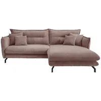 Wohnlandschaft Lava Rosa Cord