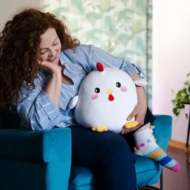 Legami Kissen Super Soft Hen 39 x 36 cm Weiß